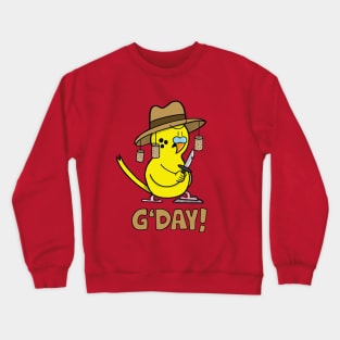 G'day! Funny Australia Cartooon Crewneck Sweatshirt